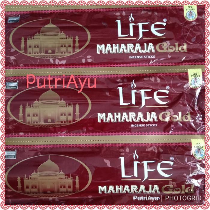 Hio Dupa Life Maharaja Gold isi 35 stick Premium Quality Darshan