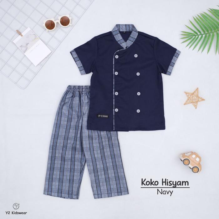 Y2 KIDSWEAR Setelan Baju Muslim Koko Anak Laki Laki Kurta Anak Y2 KIDSWAER Koko Hisyam Bahan Toyobo