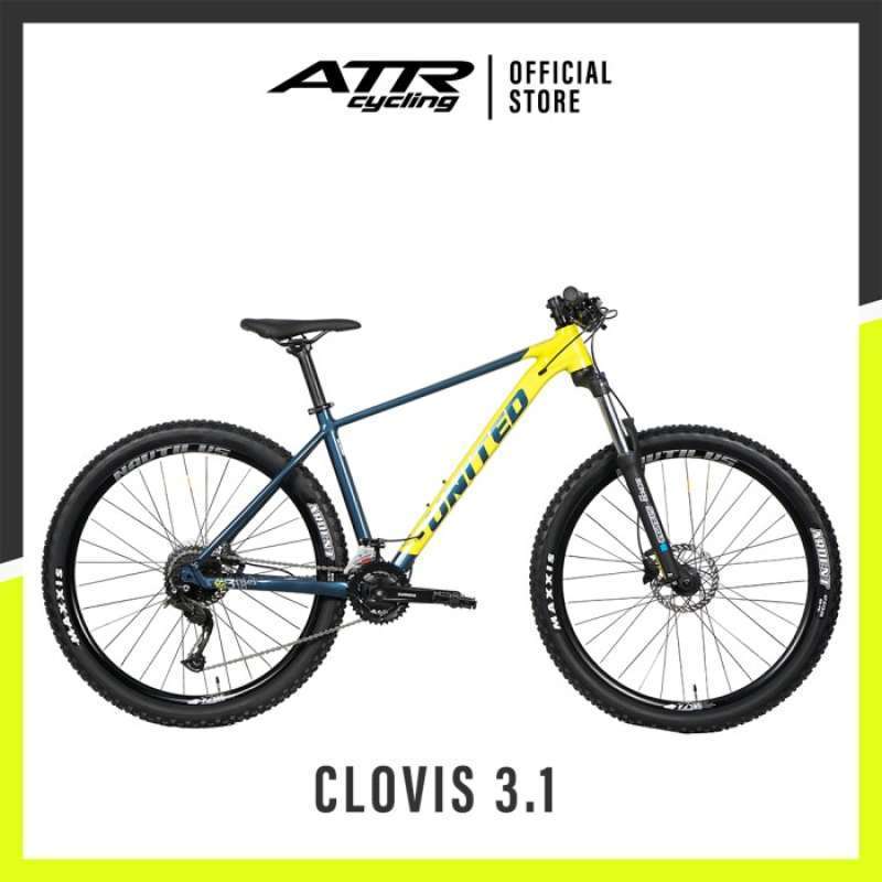 Sepeda Gunung MTB United CLOVIS 3.10 (20) 18SP - 27,5" (17) Yellow