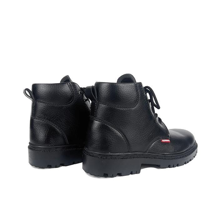 Diskon Rexwing - Sepatu Safety Medium Boots Pria Sepatu Safety Ujung Besi Shoes High Kerja Lapangan