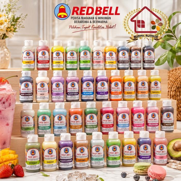 TERLARISS (55 ML) REDBELL PASTA ANEKA VARIAN RASA PERISA & PEWARNA BAKING PASTA MATCHA KEMASAN