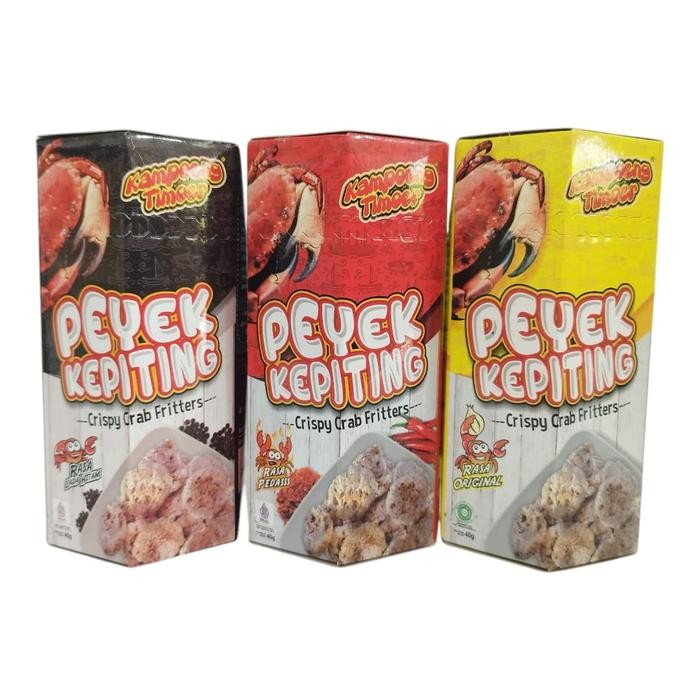 

TERLARIS Peyek Kepiting Kampoeng Timoer Khas Kalimantan READY STOCK