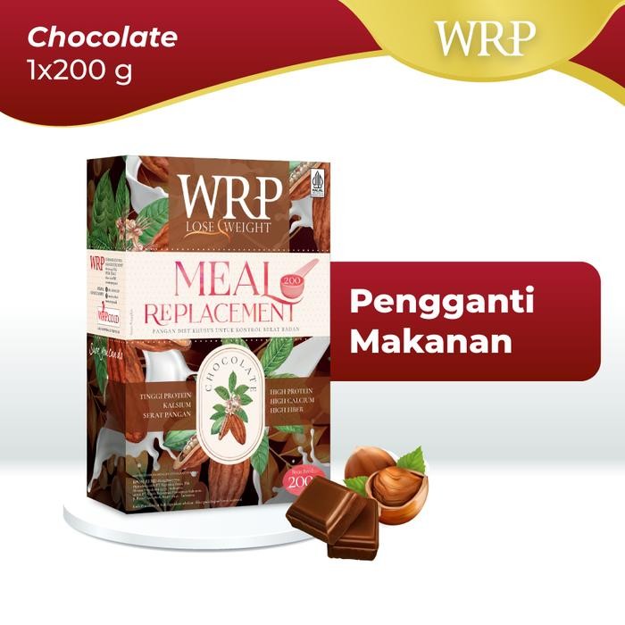 

Mamiseler45 - Wrp Meal Replacement Chocolate 200G - Pengganti Makan Sehat