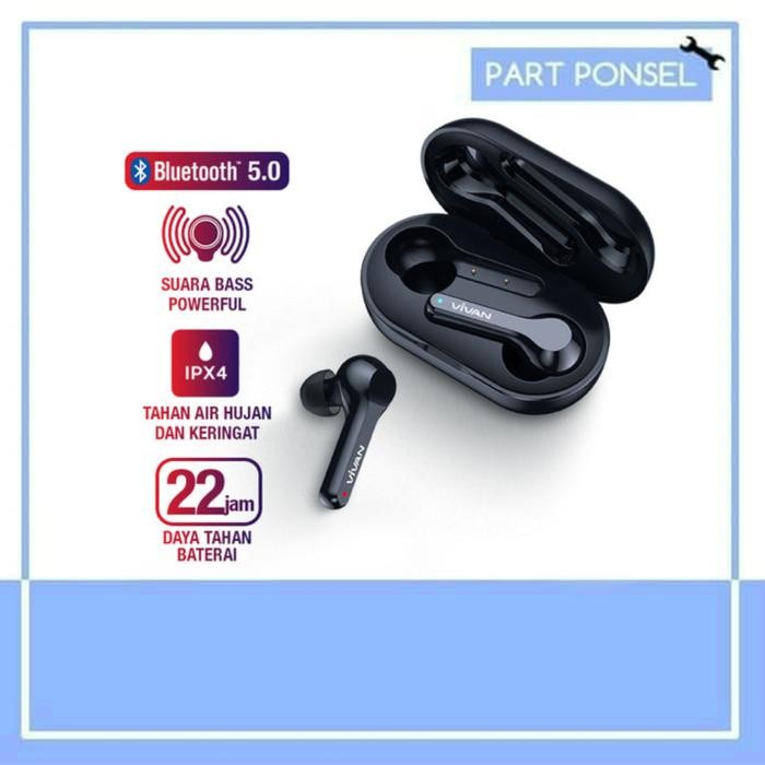 Vivan Liberty TWS Wireless Bluetooth Earphone Headset