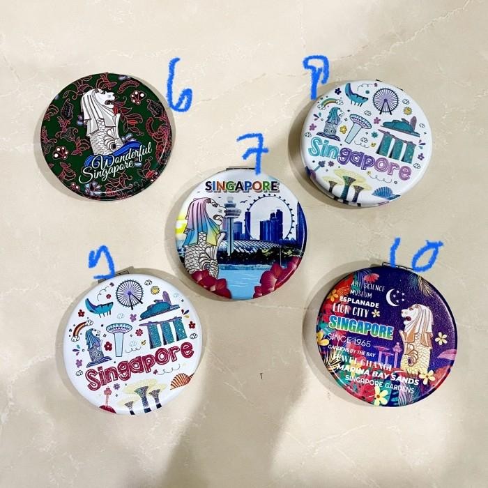 Ori Souvenir Singapore Singapura Decorative Mirror/ Kaca Hias