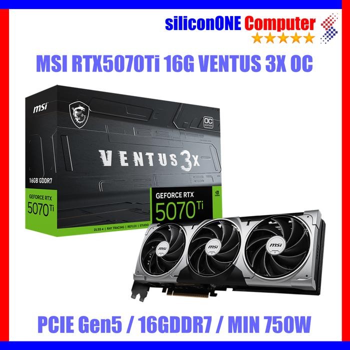 Lmmaxp857K (Pumkinpartyy) Msi Rtx 5070Ti 16G Ventus 3X Oc Gddr7 Rtx 5070 Ti Rtx5070Ti