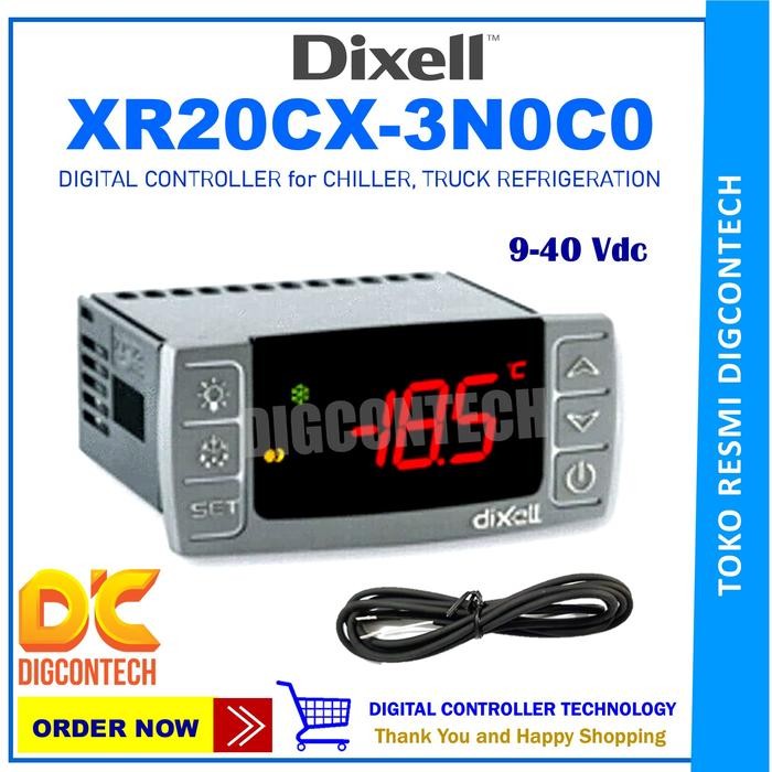 Xr20Cx Dixell Digital Thermostat Xr20Cx-3N0C0, 9-40 Vdc
