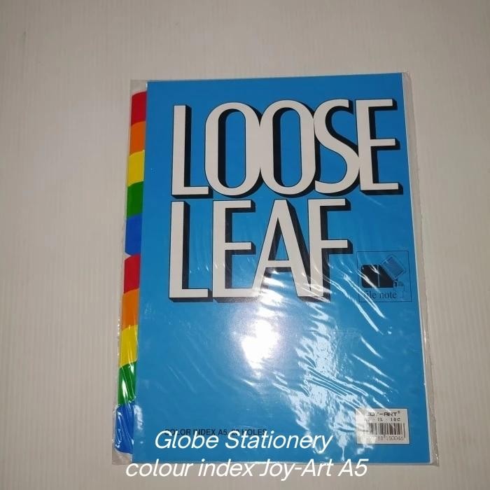 

Promo! Color Index Joy - Art A5 (Pembatas Loose Leaf A5) 20 Lubang