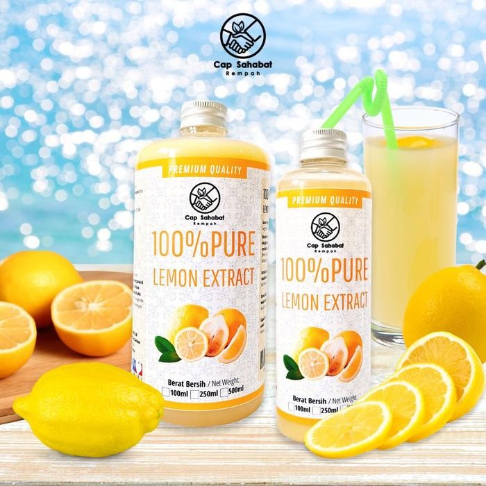 

Premium 250ml Pure Lemon Extract / Jus / Sari Lemon Murni 100% PREMIUM QUALITY