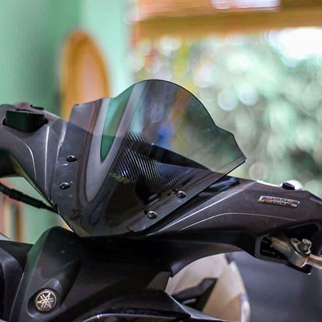 WINDSHIELD AEROX VISOR AEROX MERK MHR CARBON