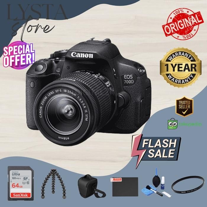 CANON EOS 700D KIT 18-55MM / CANON 700D / EOS 700D Shopeseler