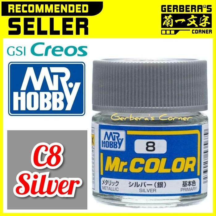 

Pilihan- Mr Color C8 Silver - Mr. Hobby - Lacquer Paint