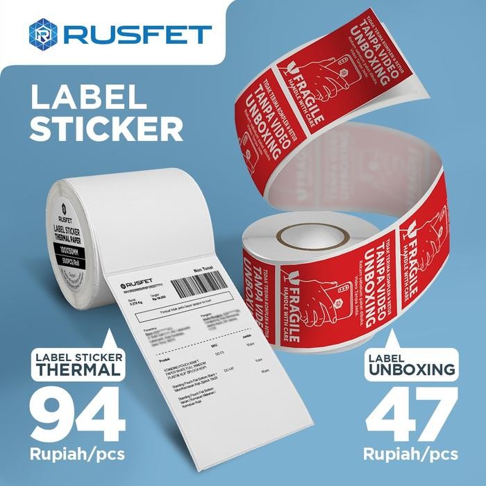 

Pilihan- Stiker Thermal Label Barcode/Label Resi Thermal 100 X 150Mm