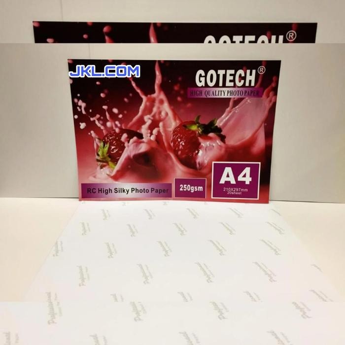 

Pilihan- Photo Paper Silky Gotech 250Gsm Isi 20