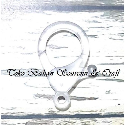 

kokot/lobster/kait udang gantungan masker/tas plastik transparan/benin