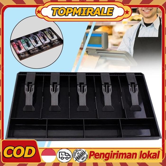

Laci Uang Kasir Money Cash Tray 5 Sekat Cash Drawer Laci Kasir Laci Uang Kotak Uang Kasir Hitam