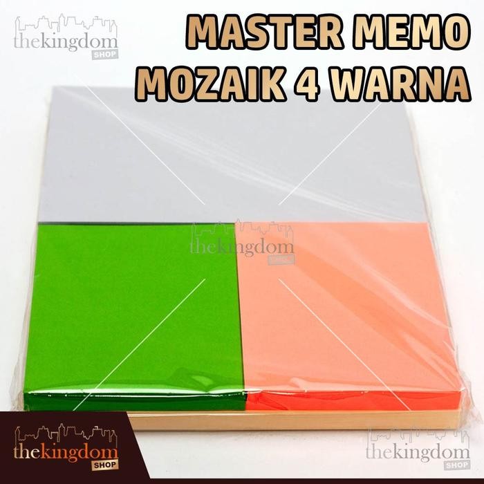 

Master Memo Mozaik 4 Warna / Kertas / Notes