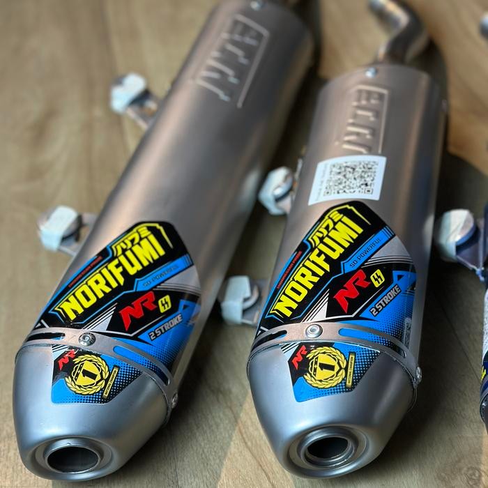 SILENCER KNALPOT NORIFUMI NR YZ 125 X 2023- NORIFUMI NR STAINLESS