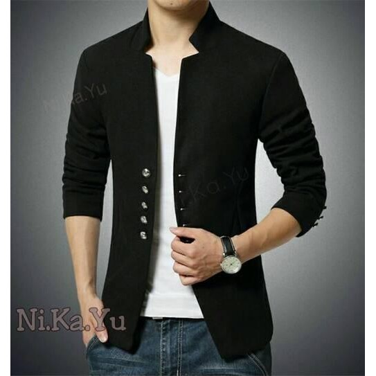 Blazer GENJI NEW - Baju Jas Pria Cowok Wisuda Pesta KOKO Murah Terbaru