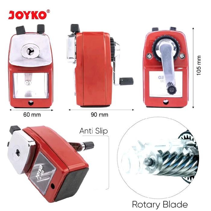 

NEW PRODUK JOYKO A-5M SHARPENER RAUTAN SERUTAN PUTAR TUTI FRUITY