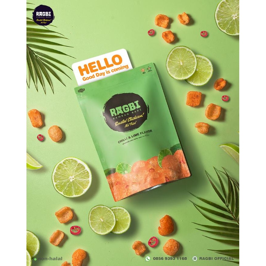 Pilihan- Ragbi /Rambak Babi Roasted Chilli Lime /Dorokdok Kulit Babi Panggang