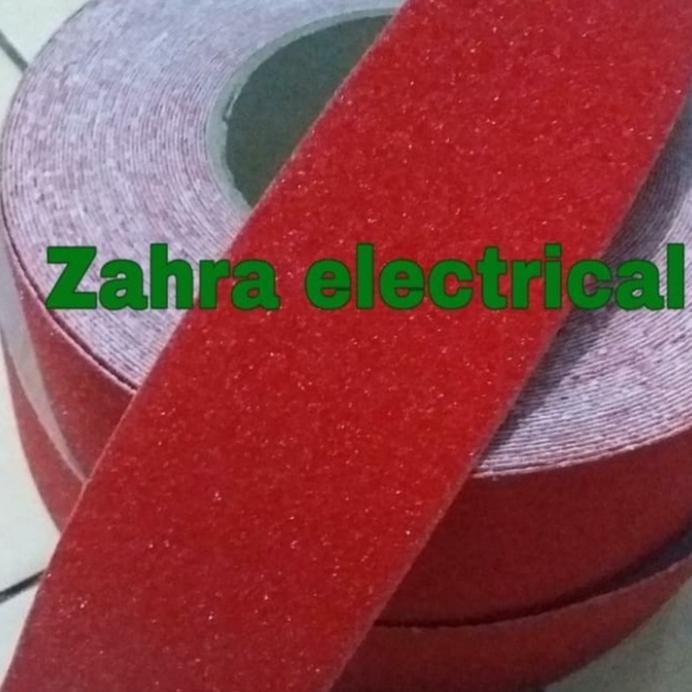 

Lakban Anti Slip Tangga / Safety Walk 2" X 18 M Merah