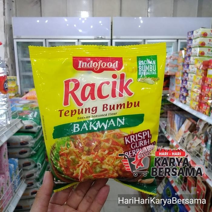 

BUMBU MASAK INDOFOOD RACIK TEPUNG BAKWAN KRISPI 210GR