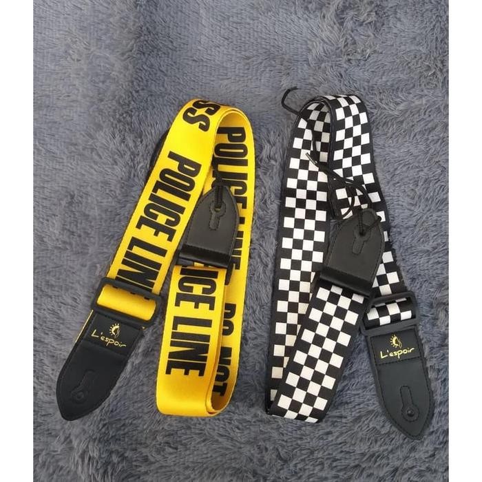 TERMURAH L'espoir Strap Gitar Akustik / Strap Gitar Listrik / Strap Gitar Bass ORI REAL PICT.