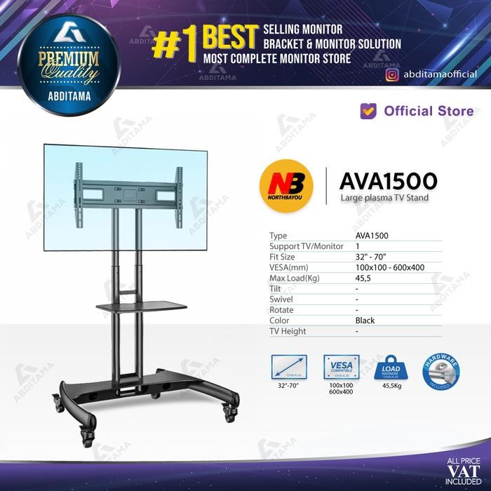Pilihan- Bracket Tv Monitor Led Lcd North Bayou Nb Ava1500 Nb Ava1500 32"-70"