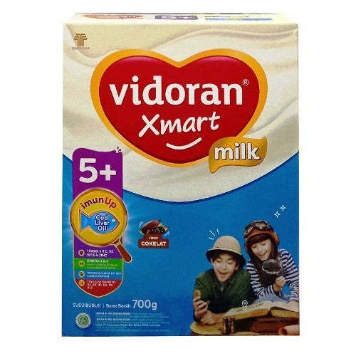 

S24558 VIDORAN XMART COKELAT 5 SUSU BUBUK 700GR MAJU BERSAMA (20250914)