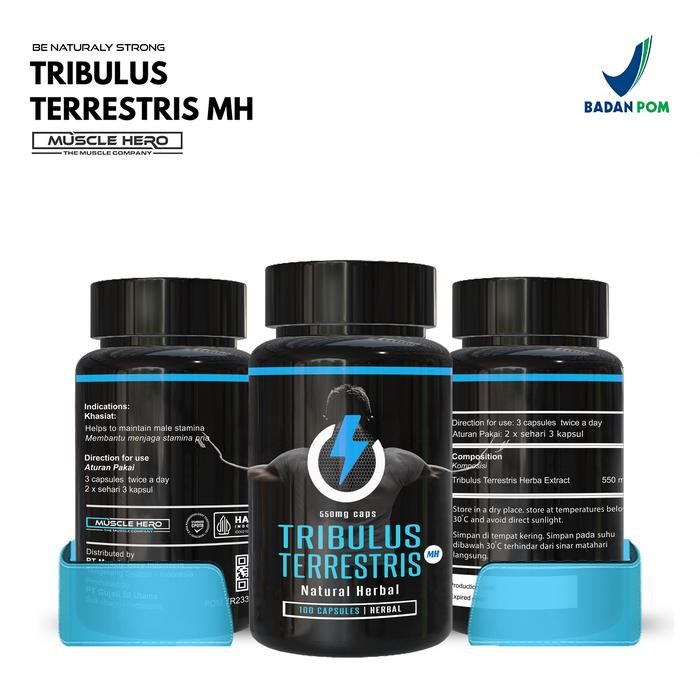 TRIBULUS TERRESTRIS MH - Muscle Hero Original BPOM Testosterone Booster