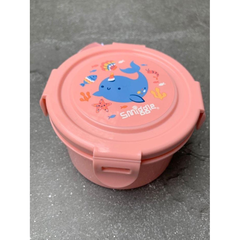 SMIGGLE TEENY TINY OVER AND UNDER ROUND CONTAINER MERMAID - TEMPAT BEKAL SMIGGLE