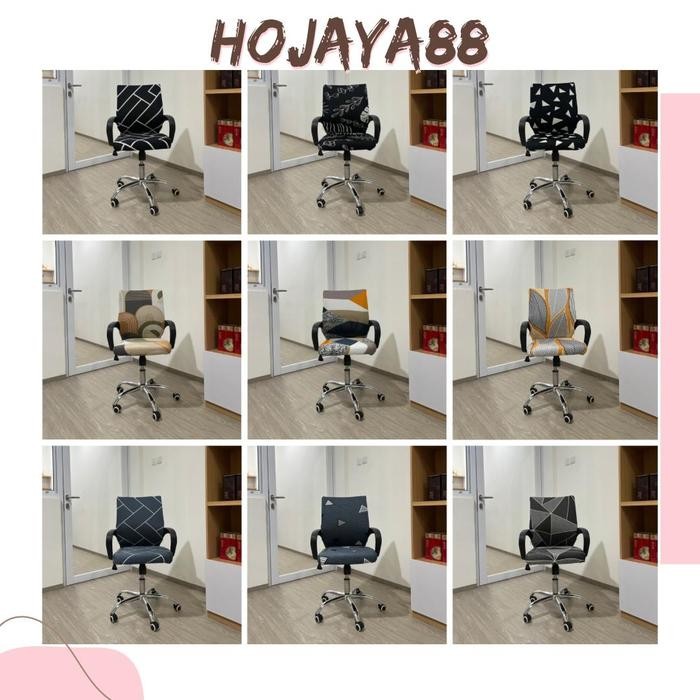 Terlaris sarung kursi kantor / cover kursi kerja / sarung kursi putar ukuran L SALE