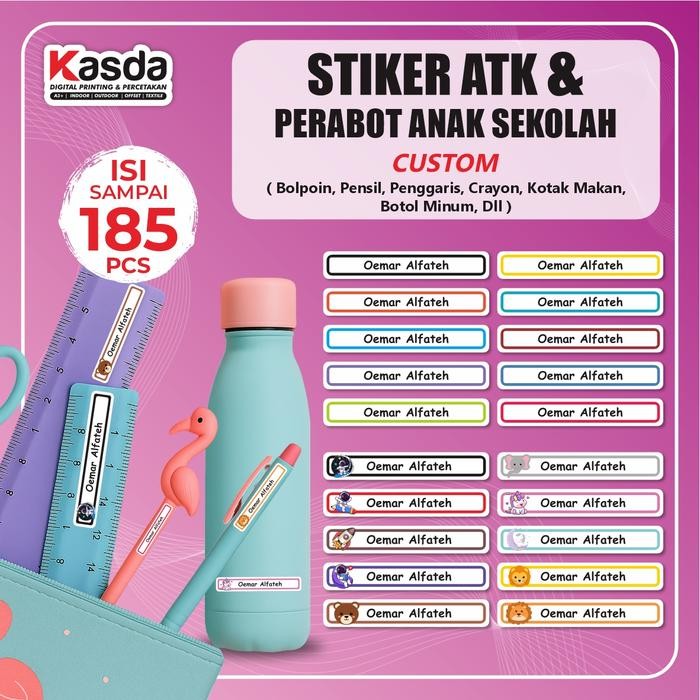 

OJ STIKER ATK DAN PERABOT ANAK SEKOLAH CUSTOM