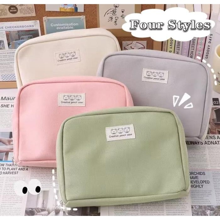 

OJ SUPER LARGE CAPACITY PENCIL CASE KAWAII CANVAS PENCIL BOX POUCH ORGANIZER 8 LAYER / 12 LAYER