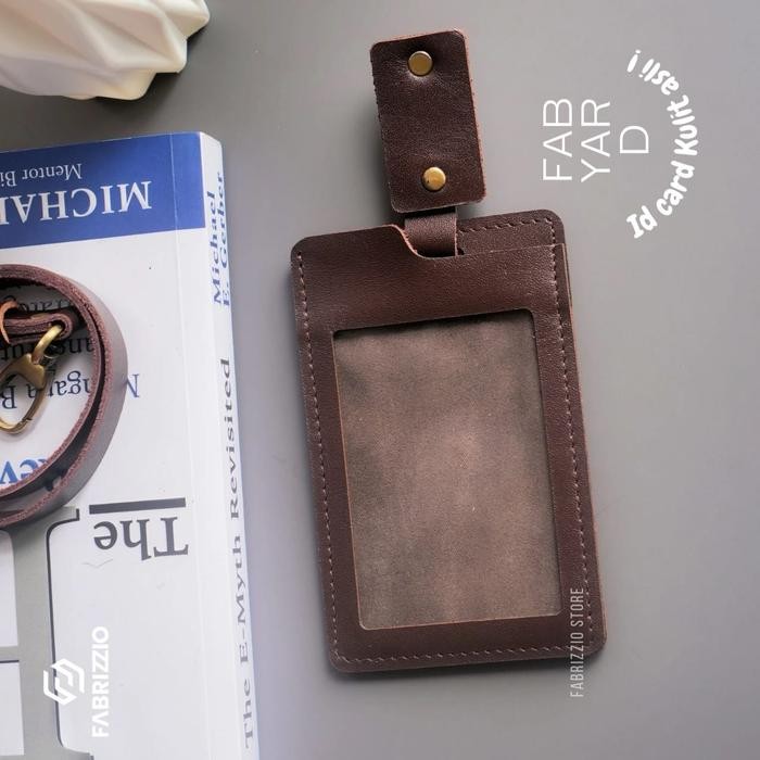 

OJ ID CARD KULIT SAPI ASLI FREE CUSTOM LOGO PERUSAHAAN BRI/BNI/BCA/TOYOTA