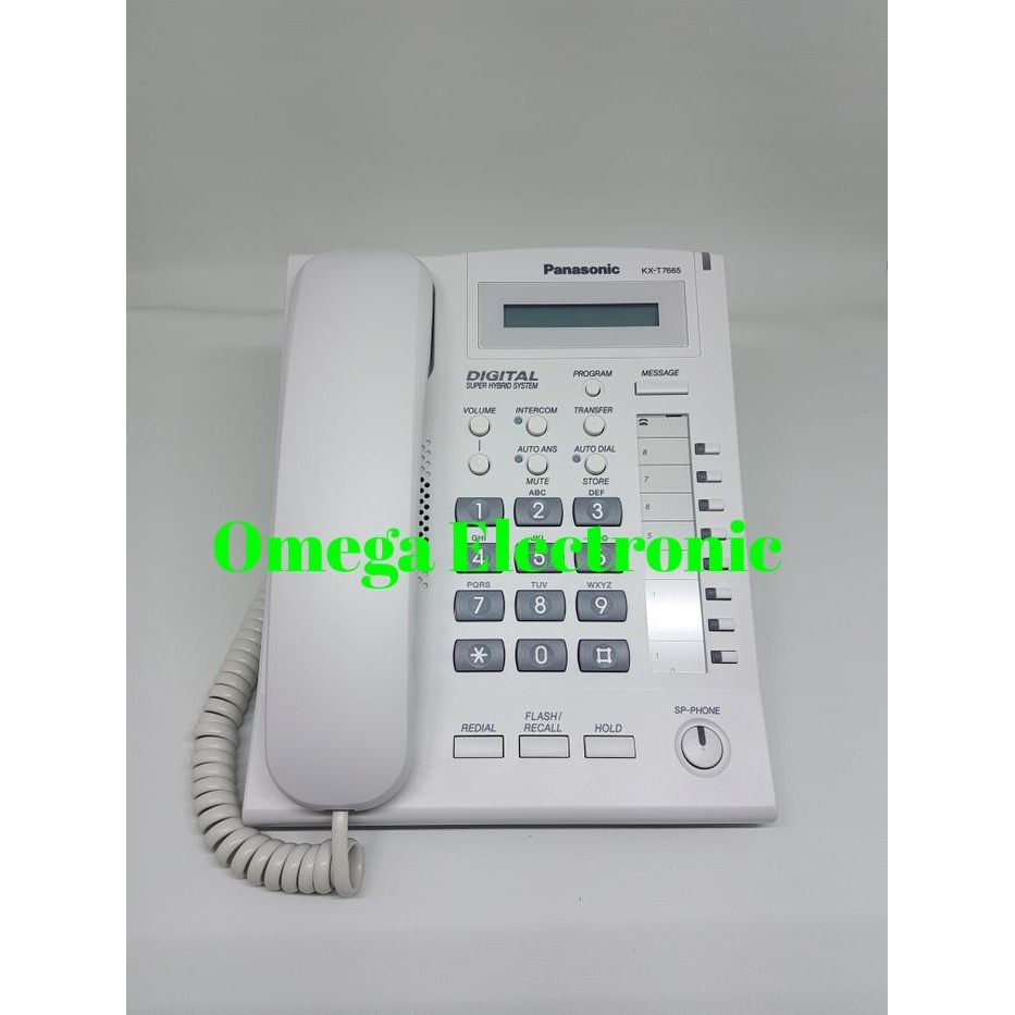New Telephone Key Panasonic KX-T7665 Telepon Proprietary 7665