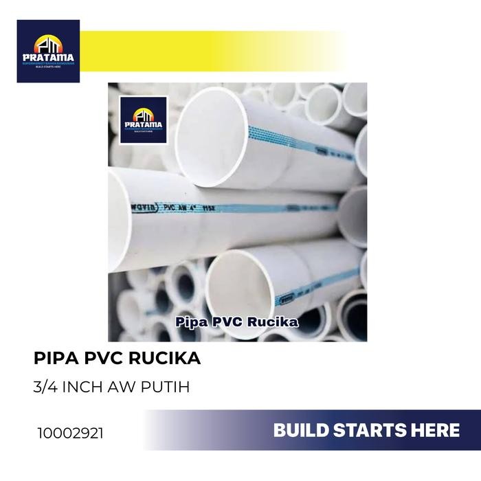 PIPA PVC RUCIKA 3/4 INCH AW PUTIH