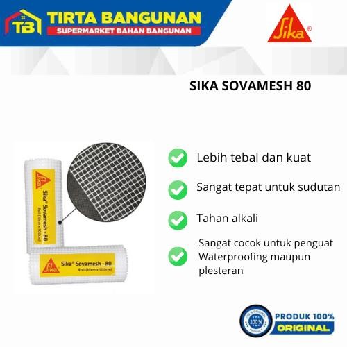 SIKA SOVAMESH 80 - MEMBRAN DECKSEAL 10CM X 500CM / SERAT FIBER WATERPROFING