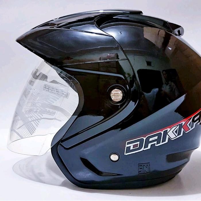 OJ Helm Motor Half Face Dewasa SNI tipe Dakkar cocok untuk cowok cewek fashion ukuran dewasa jumbo