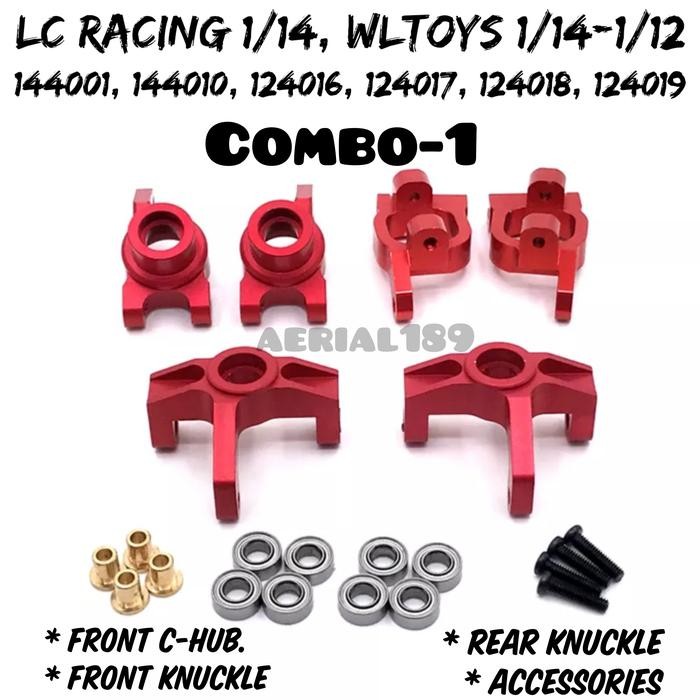 Terlaris Upgrade Arm Knuckle Front Rear Lc Racing 1/14 Rc Wltoys 1/14 1/12