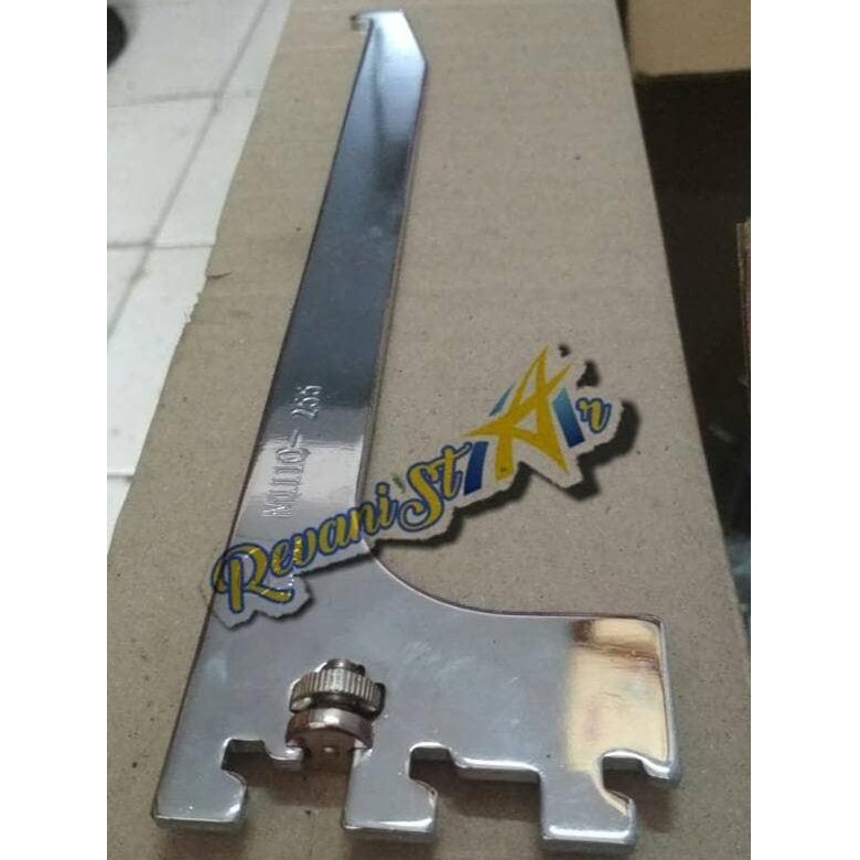 20cm Siku rak kaca daun bracket penyangga kaca stainless