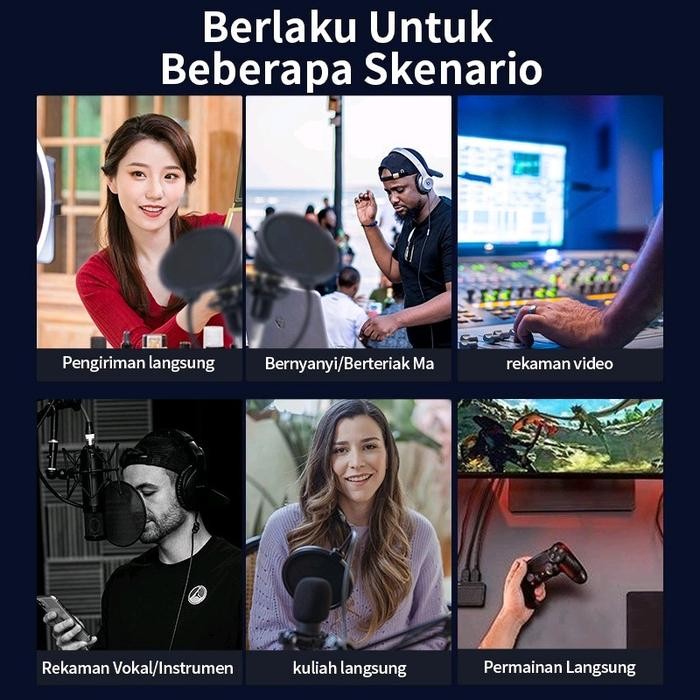 Ready PAKET LENGKAP SOUNDCARD F999 CONDENSER MIC MICROPHONE BM800