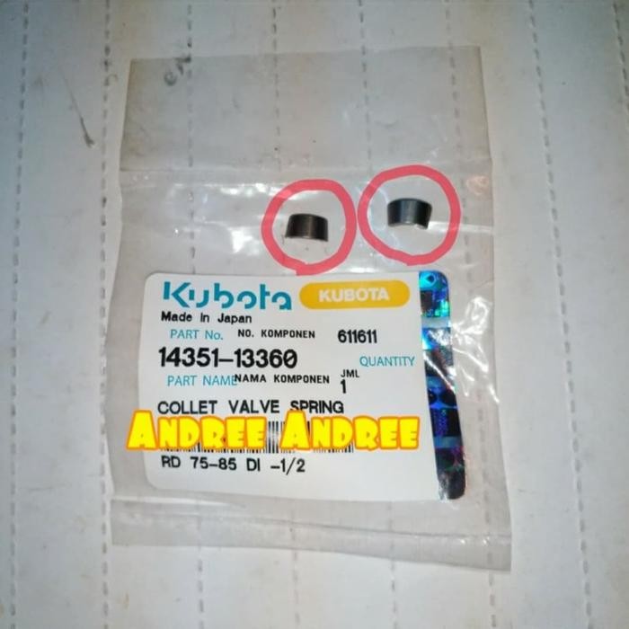 RD45 RD55 RD65 Collet Cotter Kuku Klep Kubota RD-65 RD 65 - Original