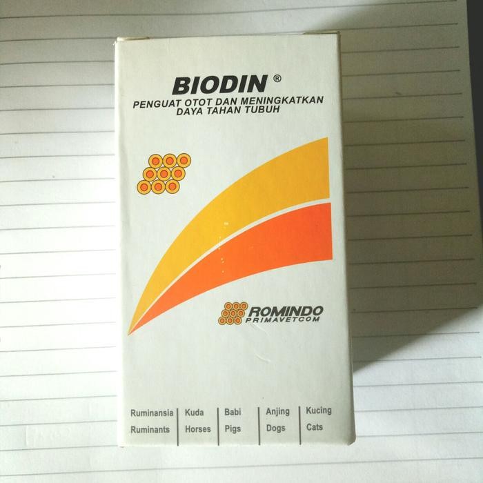 biodin 50 ml rhomindo atp penguat otot hewan