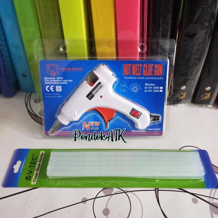 Lem Tembak Pistol Lem Tembak Kecil Alat Glue Gun Alat Lem Tembak Sakla