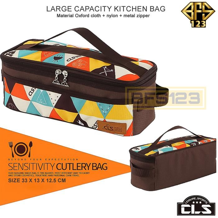 Tas Perlengkapan Alat Camping Tas Alat Masak Camping Storage Camping Hiking Outdoor CLS