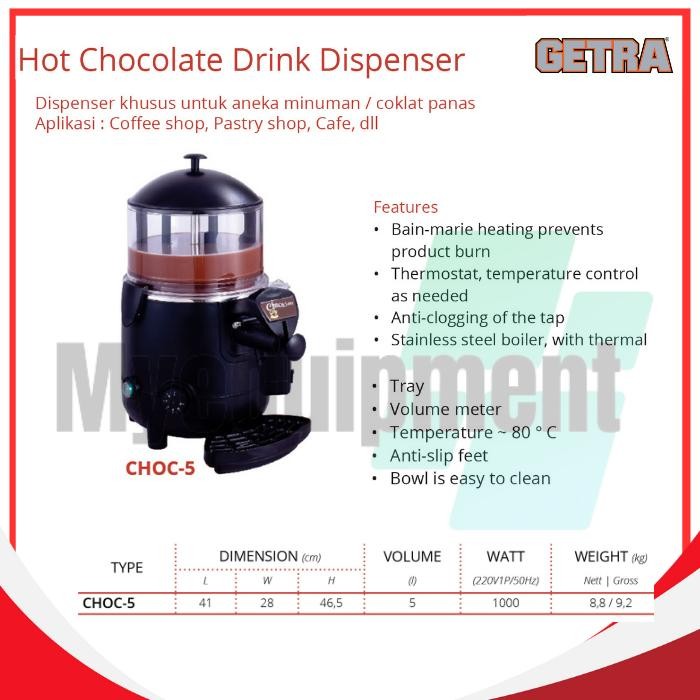COFFEE MACHINE MESIN KOPI GETRA CHOC-5