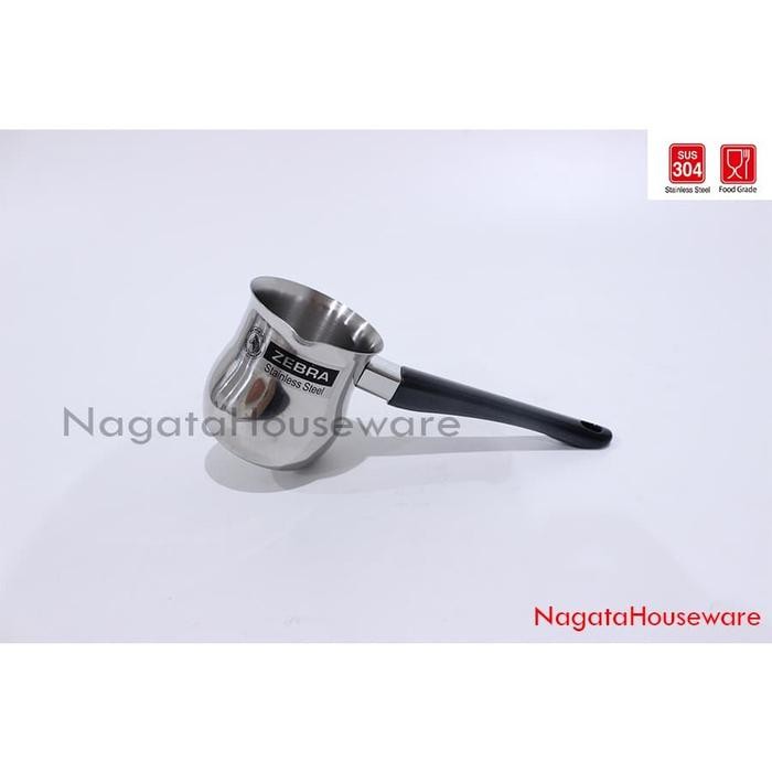 Ibrik Kopi Mini Stainless / Ibrik Kecil Stenlis Arabia Coffee Maker Bakelite Handle Zebra 112509