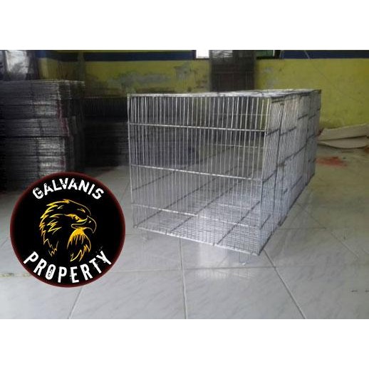 KANDANG / KURUNGAN BOX BATTRY AYAM JAGO BANGKOK BAHAN GALVANIS MURAH